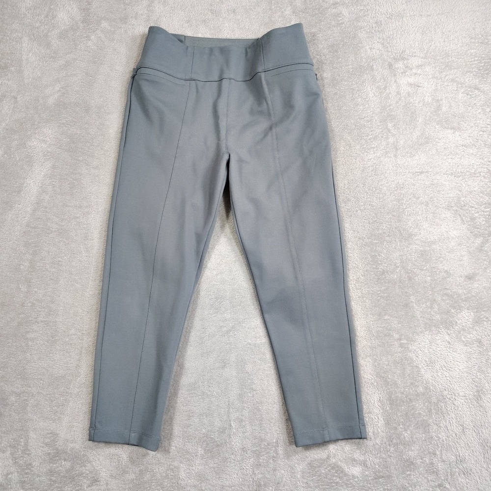 Betabrand Power Down Lino Cut Crop Pull On Pant Leggings Womens sz L petite yoga